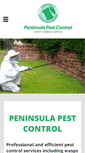 Mobile Screenshot of peninsulapestcontrol.co.uk